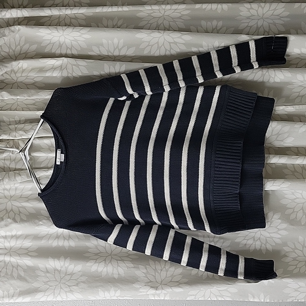 H&M striped knit sweater, size small
